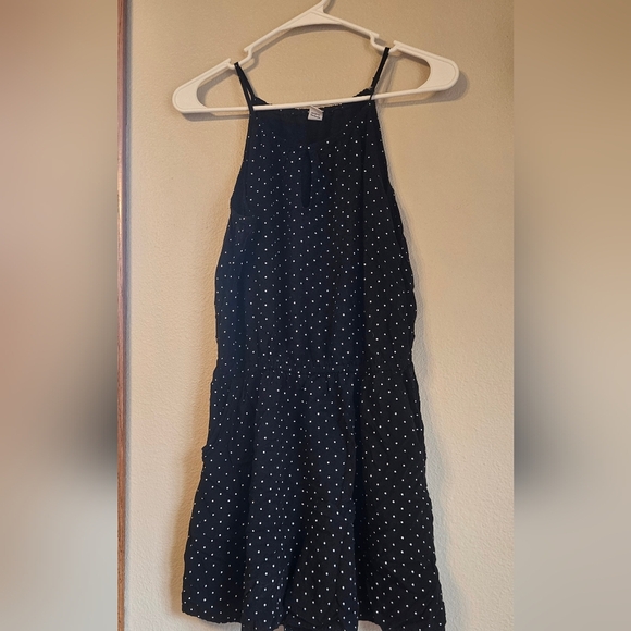 Black Polka Dot Halter Romper - Picture 1 of 5